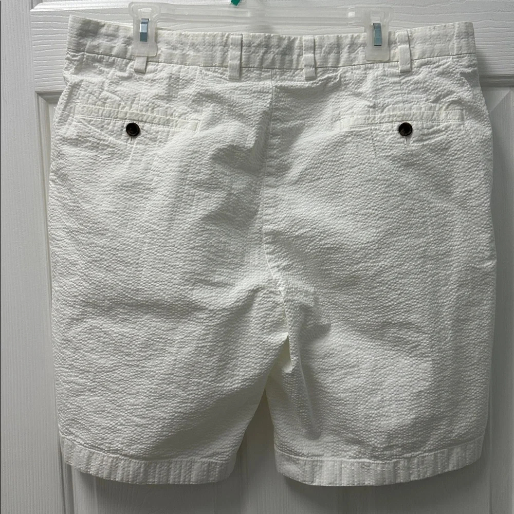 Brooks Brothers Seersucker Cream/Off White Men Shorts W38